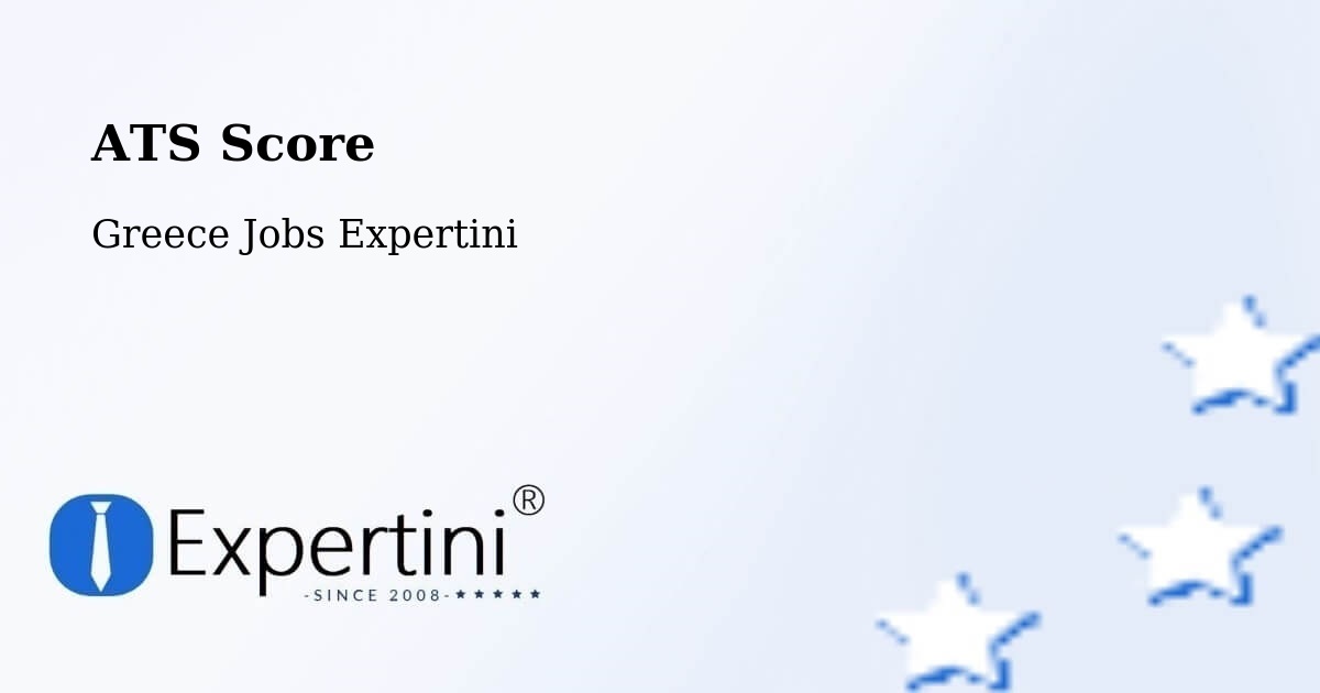 Resume ATS Score & Job Description Match Tool – Pátmos - Greece Jobs Expertini